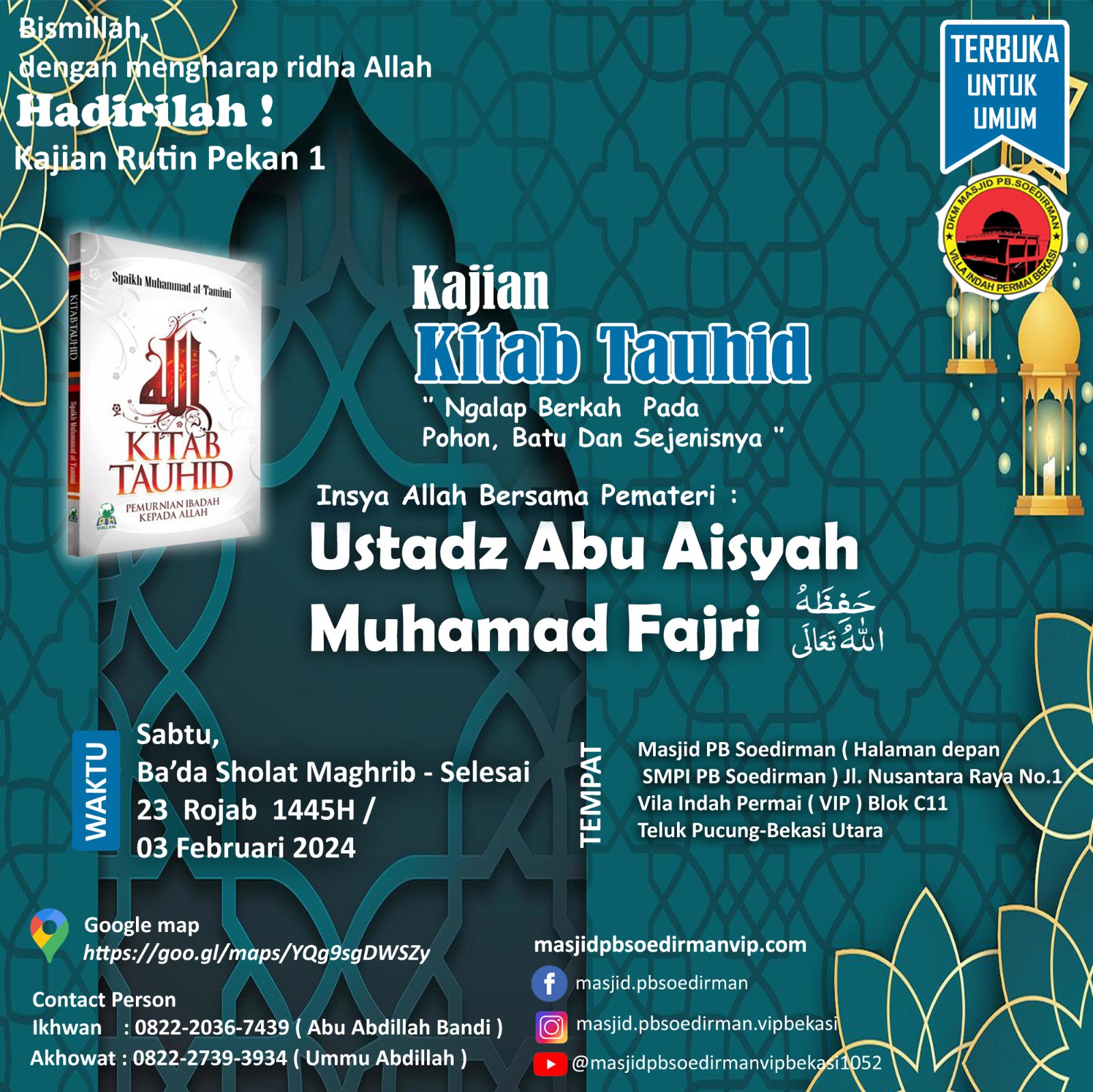 Kajian Pekan ke-1  Kitab Tauhid